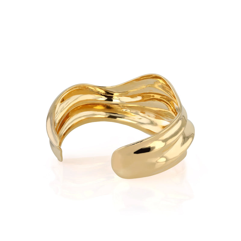 Statement Atlas Cuff Vermeil | Sarah & Sebastian