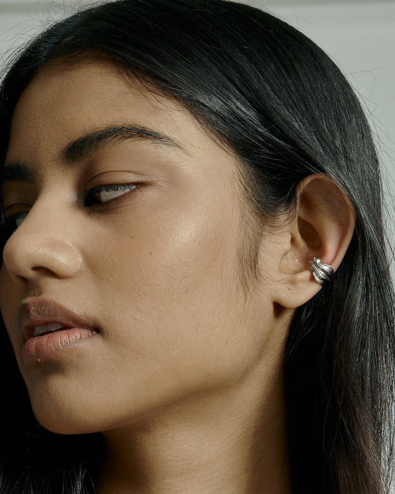 Atlas Ear Cuff Silver | Sarah & Sebastian onBody