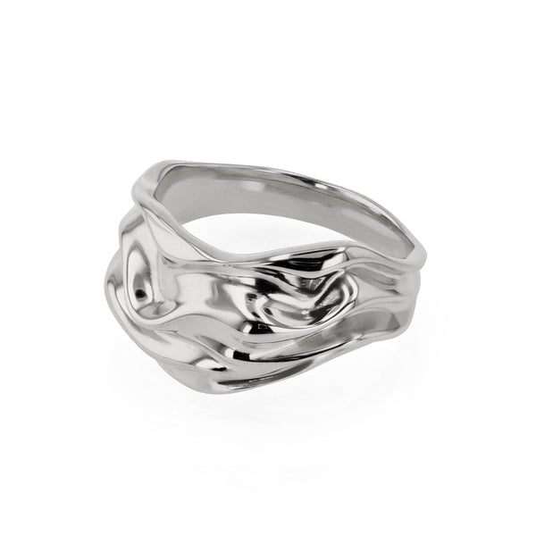 Atlas Conour Ring Silver | Sarah & Sebastian