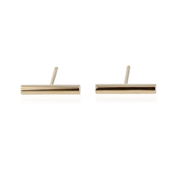 Bold Line Earrings Yellow Gold | Sarah & Sebastian