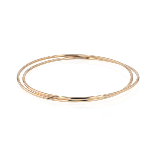 Interlinked Bangled Bangle Gold | Sarah & Sebastian