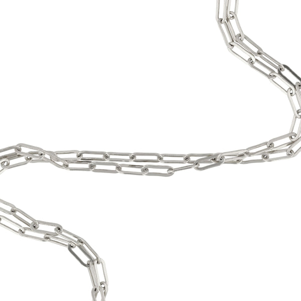 Block Chain Bracelet Unisex Silver | Sarah & Sebastian