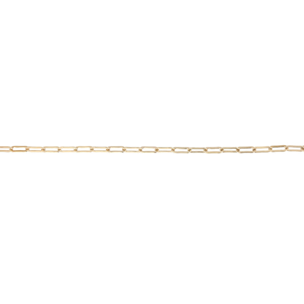 Block Elongated Chain Necklace Gold | Sarah & Sebastian