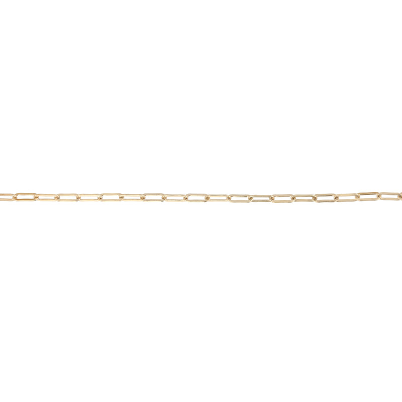 Block Elongated Chain Necklace Gold | Sarah & Sebastian