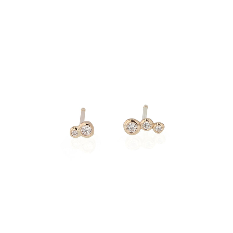 Fine Bloom Diamond Earrings Gold | Sarah & Sebastian