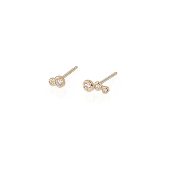 Fine Bloom Diamond Earrings Gold | Sarah & Sebastian