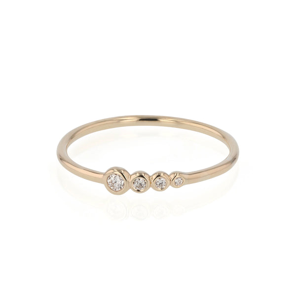 Bloom Diamond Ring Gold | Sarah & Sebastian