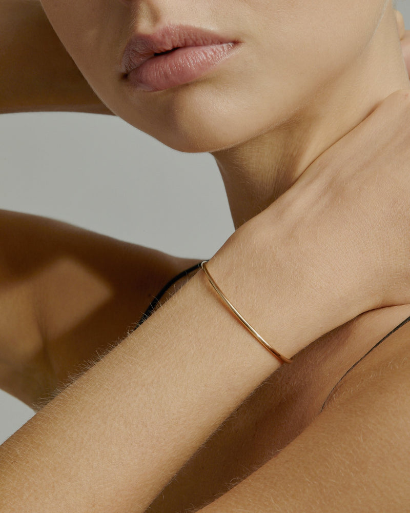 Bold Liberty Cuff Gold | Sarah & Sebastian onBody