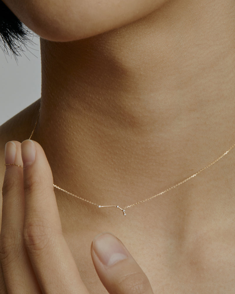 Celestial Aries Necklace Gold | Sarah & Sebastian onBody