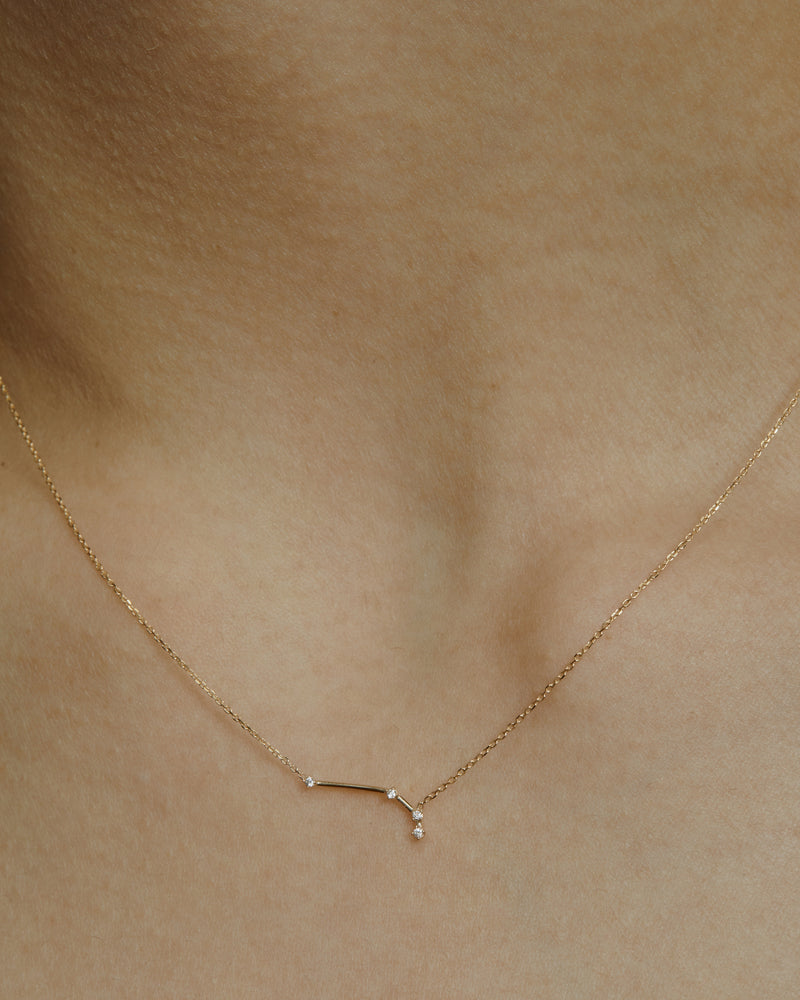 Celestial Aries Necklace Gold | Sarah & Sebastian onBody