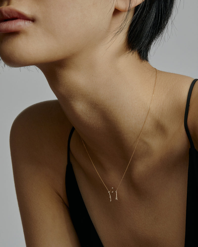 Celestial Libra Necklace Gold | Sarah & Sebastian onBody