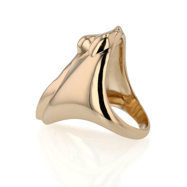 Calypso Statement Ring Vermeil | Sarah & Sebastian