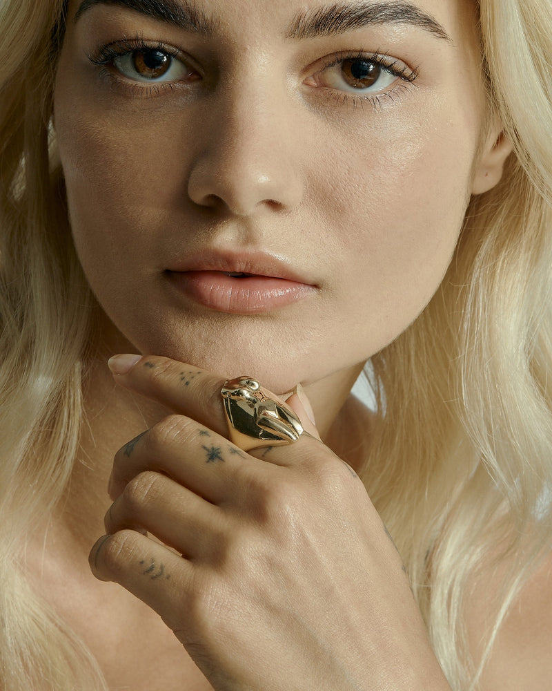 Calypso Statement Ring Vermeil | Sarah & Sebastian onBody