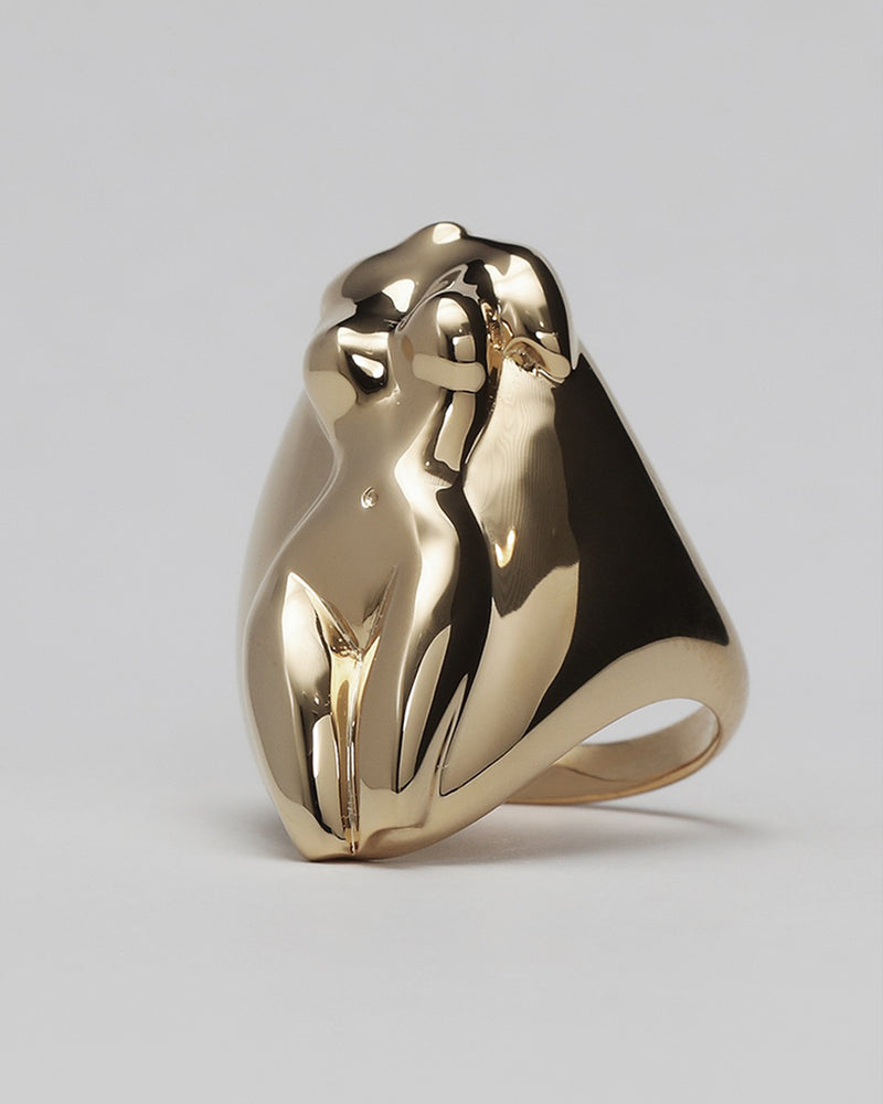 Calypso Statement Ring Vermeil | Sarah & Sebastian