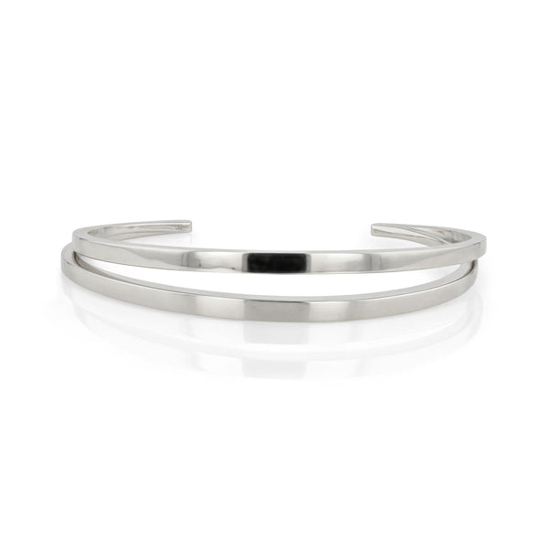 Cast Cuff Unisex Silver | Sarah & Sebastian