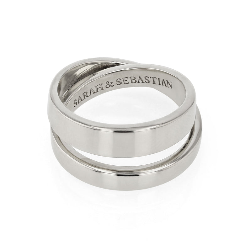 Cast Ring Unisex Silver | Sarah & Sebastian