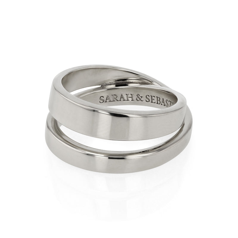 Cast Ring Unisex Silver | Sarah & Sebastian