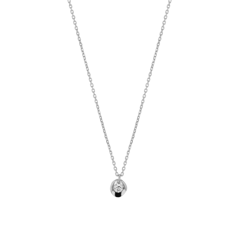 Fine Cell Diamond Necklace White Gold | Sarah & Sebastian