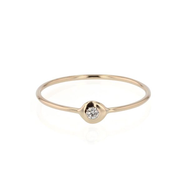 Fine Cell Diamond Ring Gold | Sarah & Sebastian