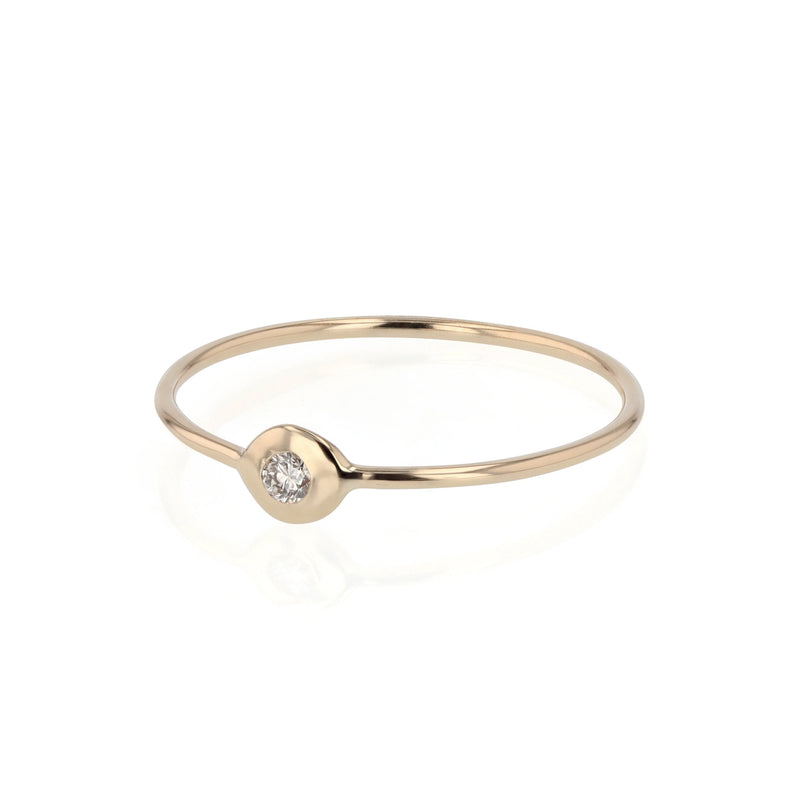 Fine Cell Diamond Ring Gold | Sarah & Sebastian