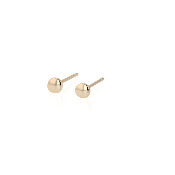 Fine Cell Stud Earrings Gold | Sarah & Sebastian