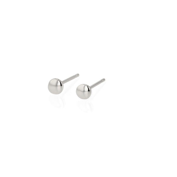 Fine Cell Stud Earrings Silver | Sarah & Sebastian