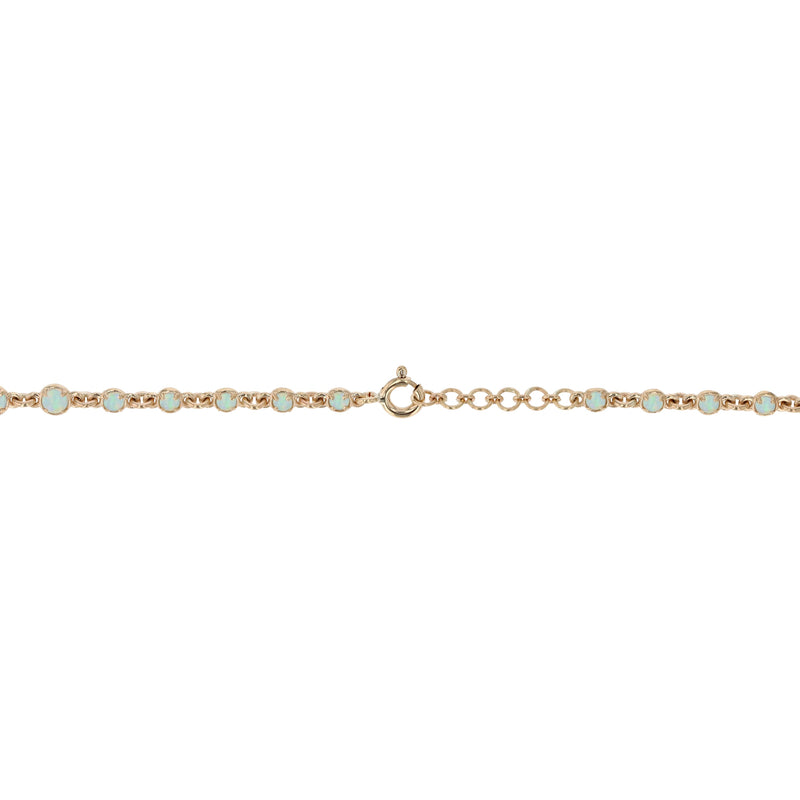 Statement Chroma Opal Chain Gold | Sarah & Sebastian