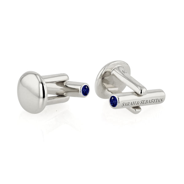 Sapphire Void Cufflinks