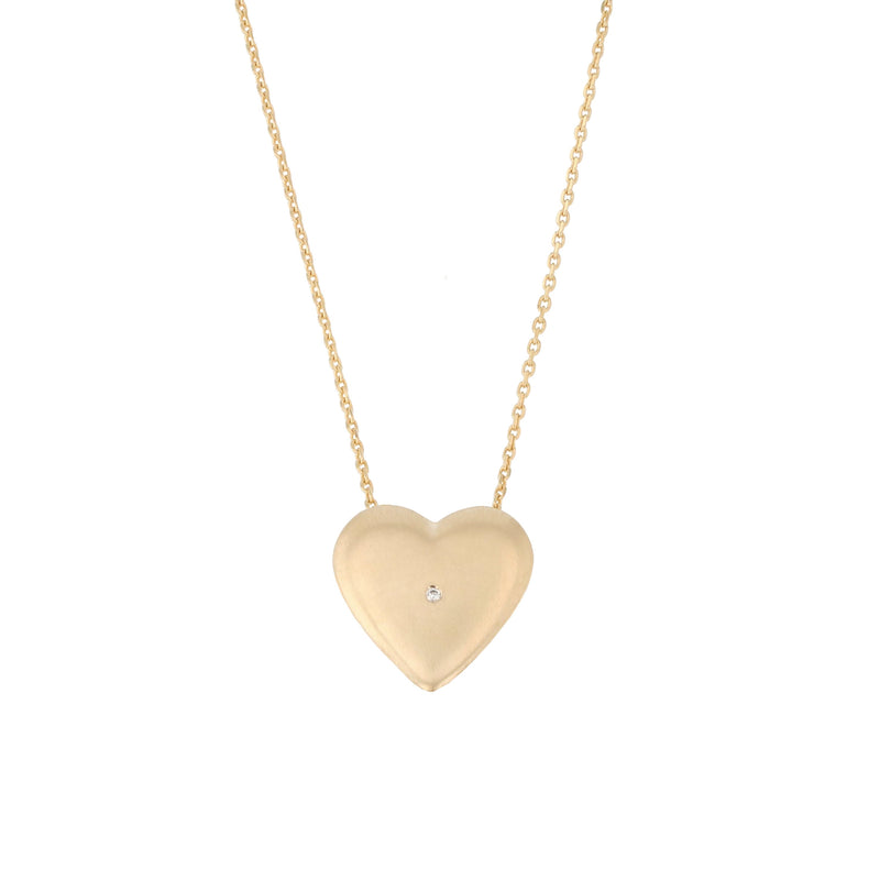 Diamond Love Locket Necklace Gold | Sarah & Sebastian