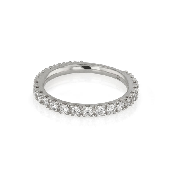 Eternity Diamond II Ring White Gold | Sarah & Sebastian