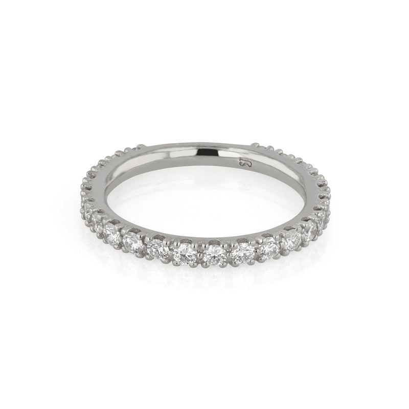 Eternity Diamond II Ring White Gold | Sarah & Sebastian