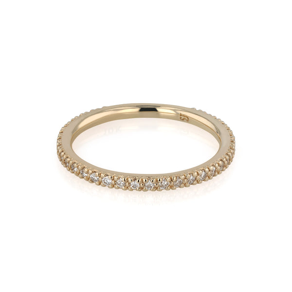 Eternity Diamond Ring Gold | Sarah & Sebastian