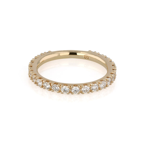 Eternity Diamond II Ring Gold | Sarah & Sebastian