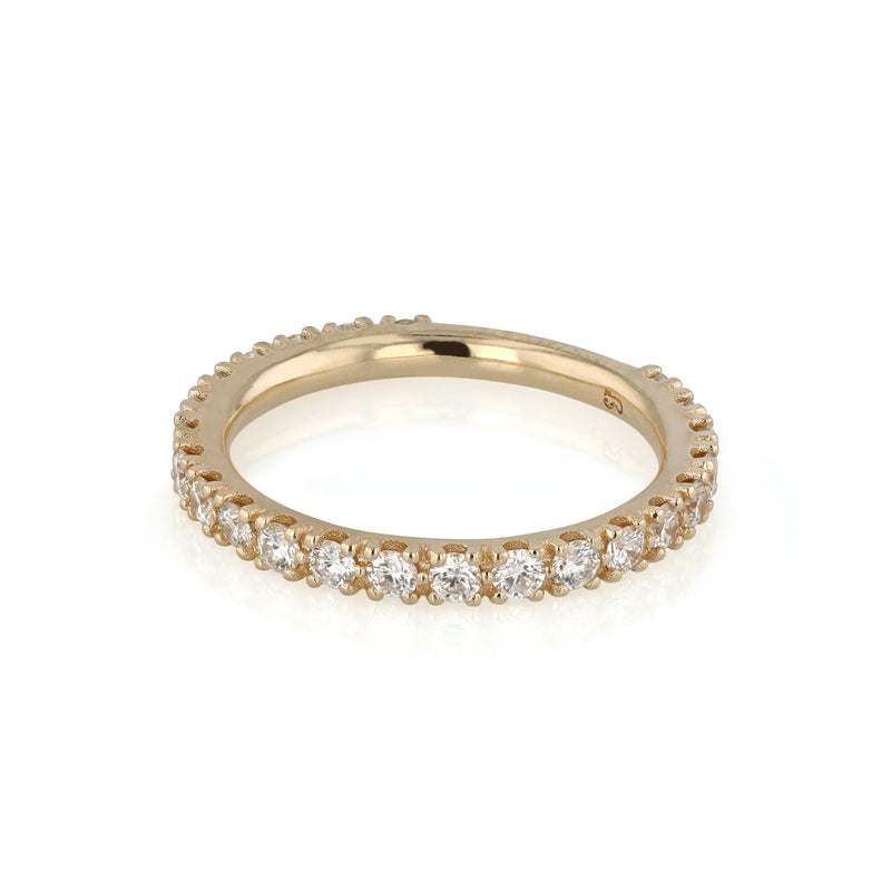 Eternity Diamond II Ring Gold | Sarah & Sebastian