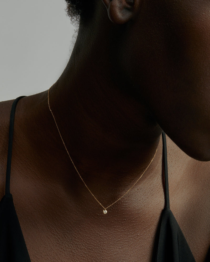 Fine Cell Diamond Necklace Gold | Sarah & Sebastian onBody