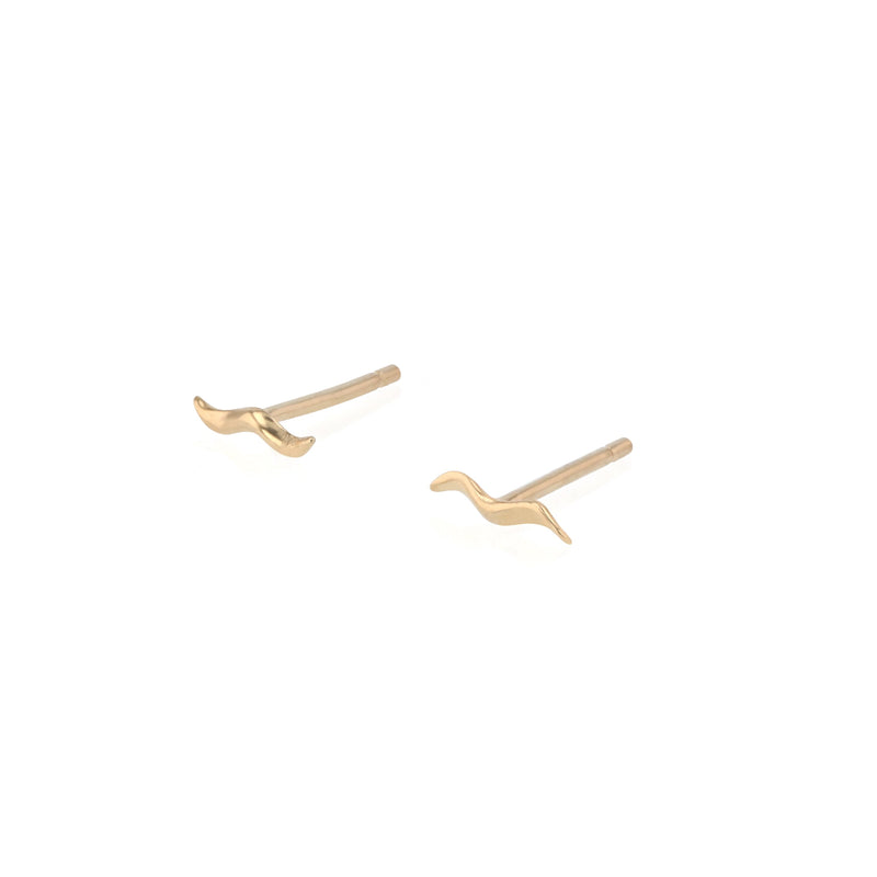 Fine Form Earrings Gold | Sarah & Sebastian