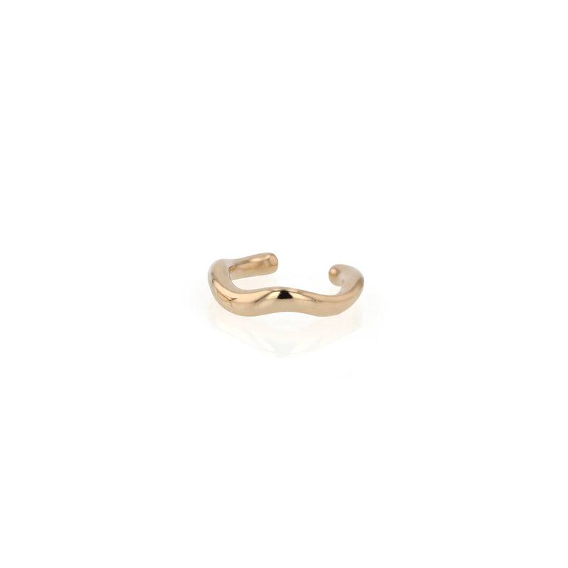 Form Ear Cuff Gold | Sarah & Sebastian