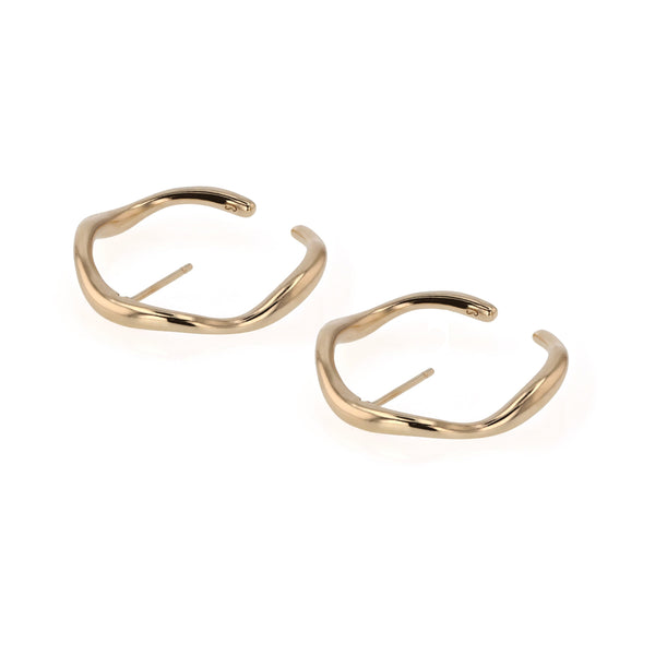 Form Earrings Gold | Sarah & Sebastian