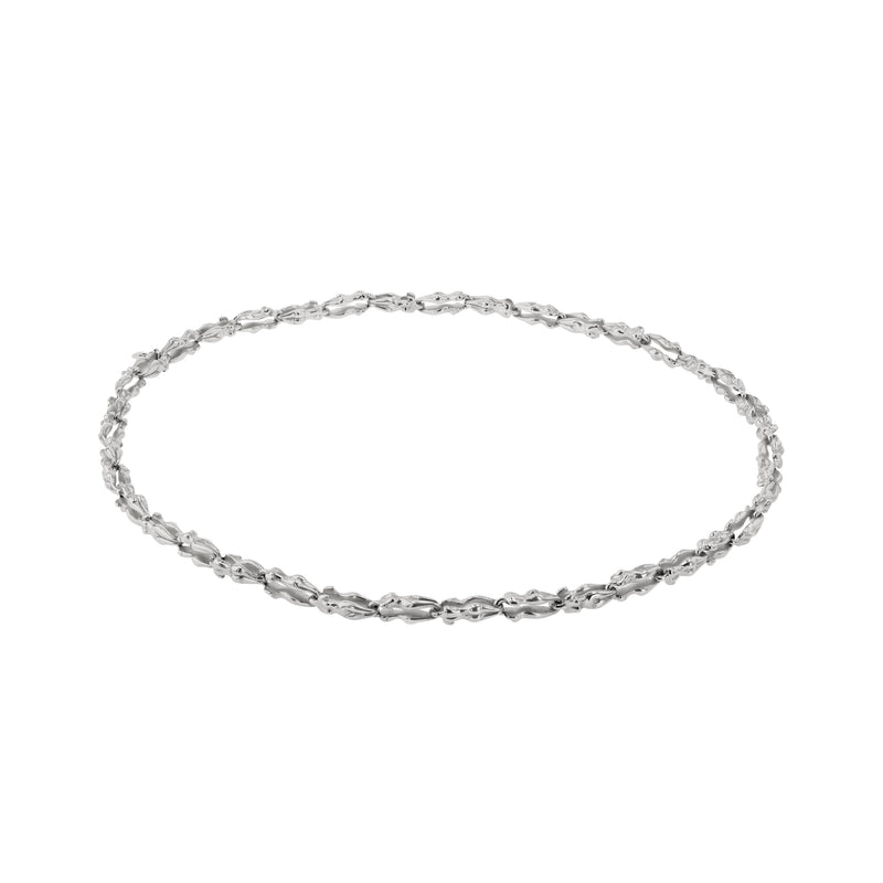 Gaia Chain Necklace Silver | Sarah & Sebastian