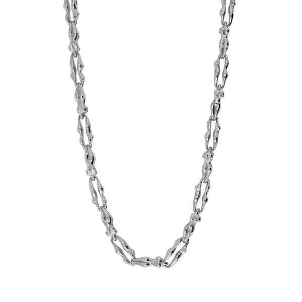 Gaia Chain Necklace Silver | Sarah & Sebastian