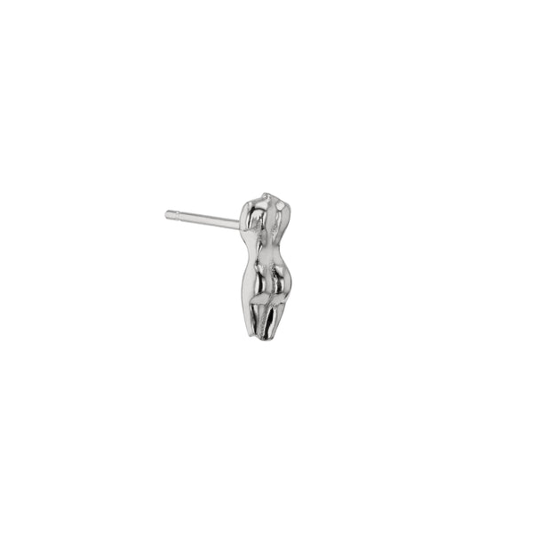 Single Gaia Earring II Silver | Sarah & Sebastian