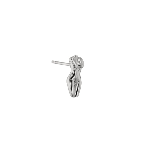 Single Gaia Earring I Silver | Sarah & Sebastian