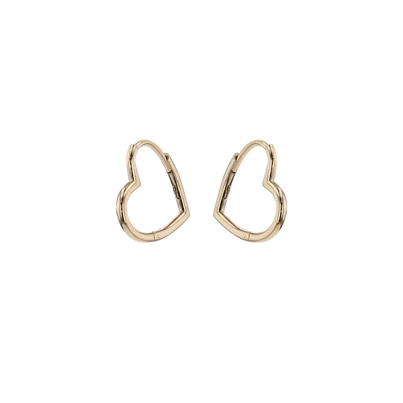 Heart Hoops Gold | Sarah & Sebastian