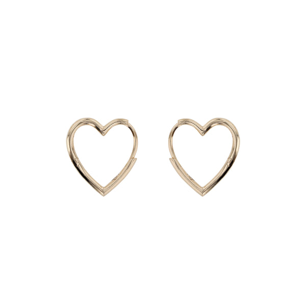 Heart Hoops Gold | Sarah & Sebastian