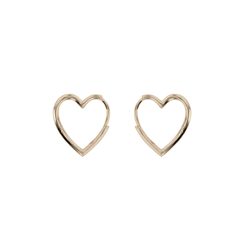 Heart Hoops Gold | Sarah & Sebastian