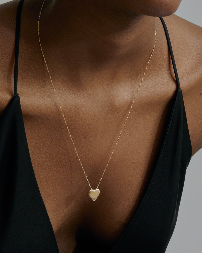 Heart Locket Necklace Gold | Sarah & Sebastian onBody