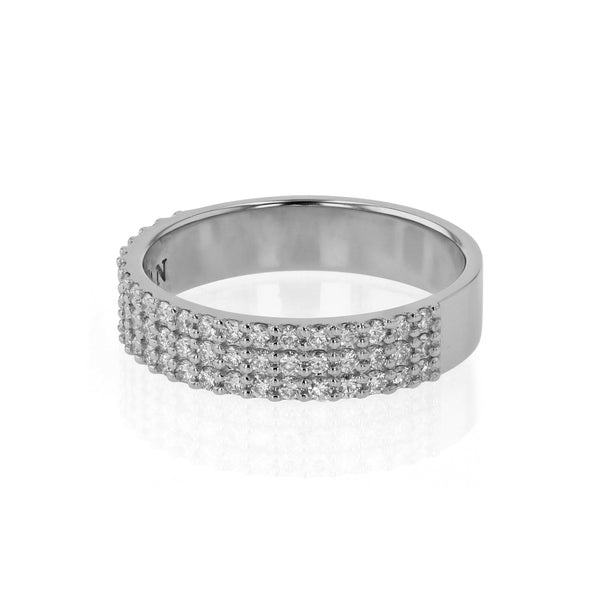 Ice Diamond Ring White Gold | Sarah & Sebastian