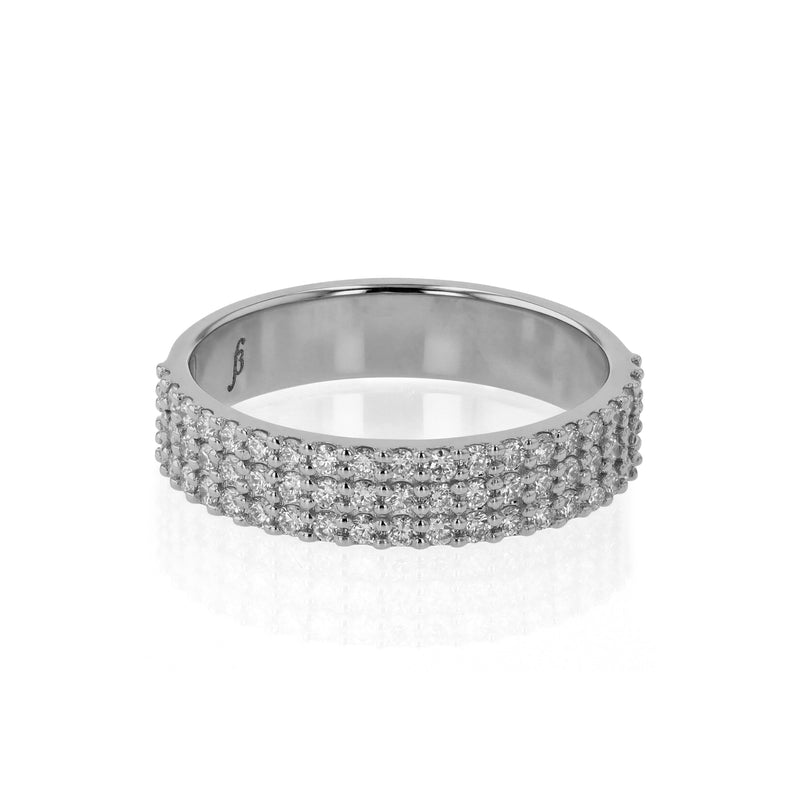 Ice Diamond Ring White Gold | Sarah & Sebastian