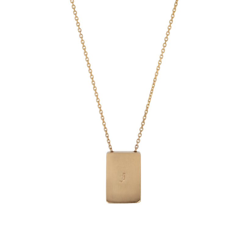 Rectangle Locket Necklace