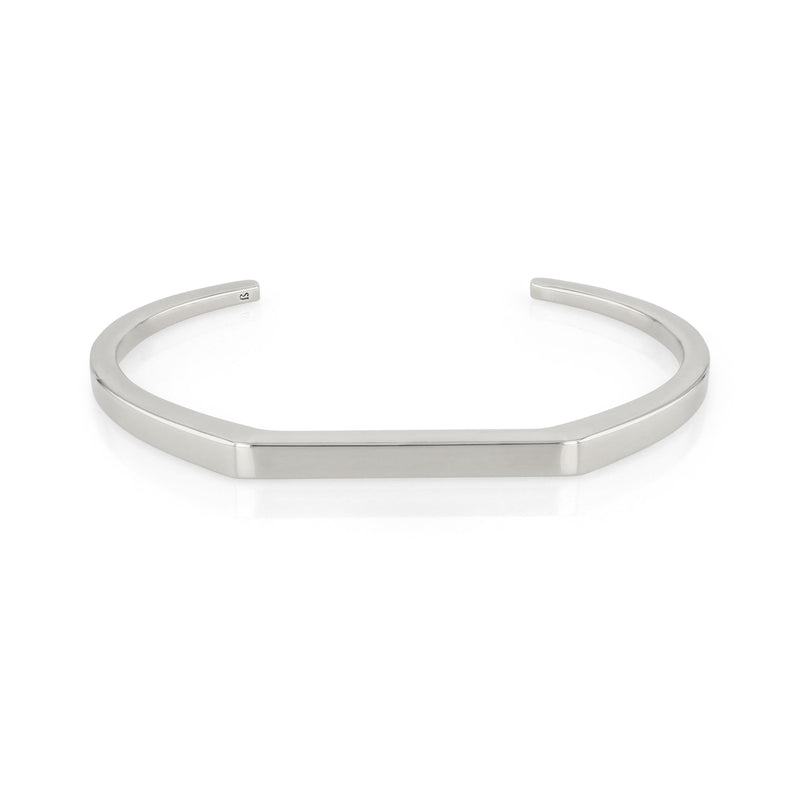 Ingot Cuff Unisex Silver | Sarah & Sebastian